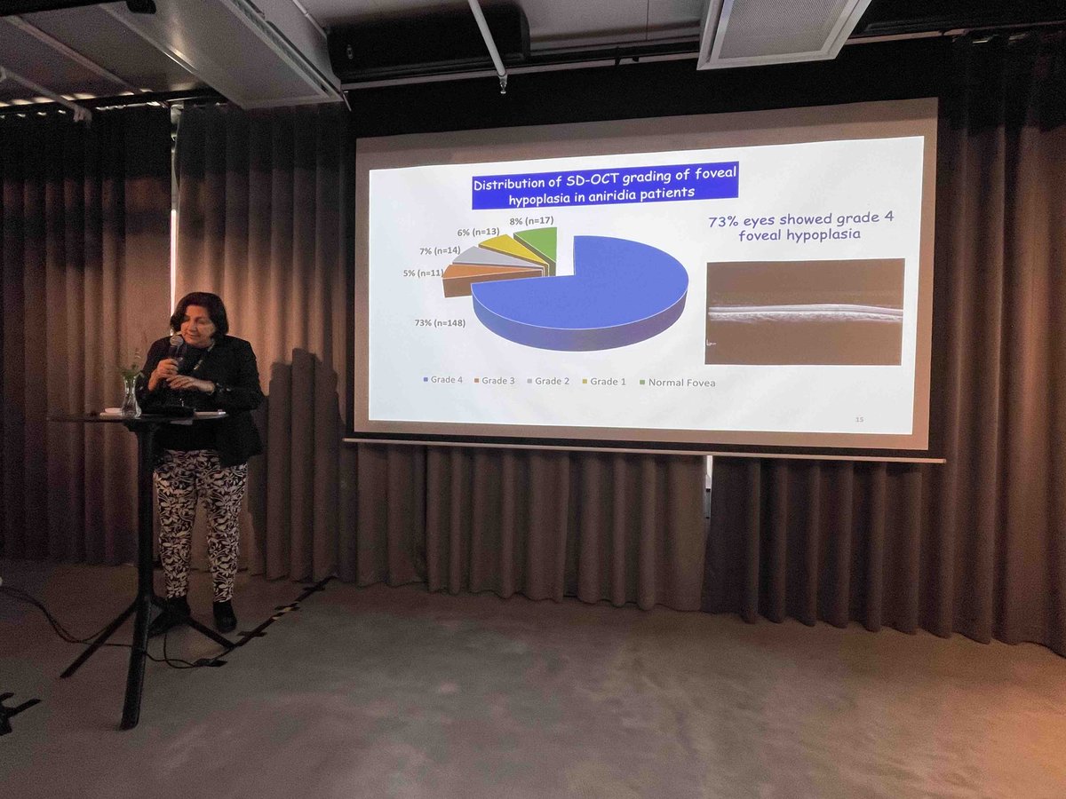 “Grading foveal hypoplasia is correlated to low vision and can help in deciding whether further treatments or investigations are necessary to improve patients VA” Prof. Dominique Bremond-Gignac , University hospital Necker enfants malades, Paris #europeananiridiaconference2024