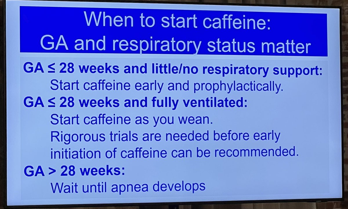 Always amazing to be in the presence of the great Barbara Schmidt and hear her thoughts on some of the current controversies in caffeine ☕️ @BabyCCINO_Trial @PerinatalAPT #SPIN2024