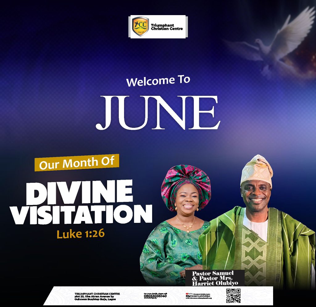HarrietOlubiyo's tweet photo. Luke 1:26
And in the sixth month the angel Gabriel was sent from God unto a city of Galilee, named Nazareth
Beloved, Happy New Month! In this sixth month, God is sending an Angel from heaven to visit you and establish your desires in Jesus name. Expect Joy!#AngelicVisitation https://t.co/R5GF1RCwMX
