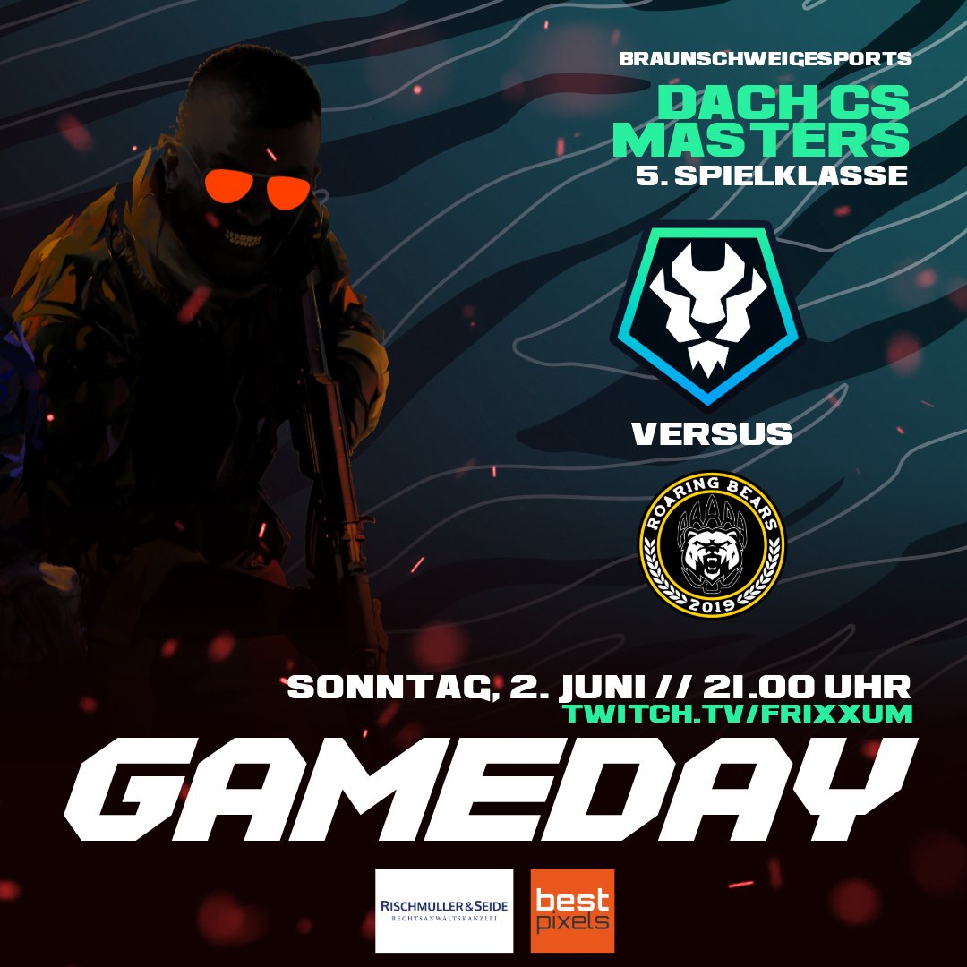Vorletzter Spieltag in den DACH CS Masters und beide Teams sind fest entschlossen, die Niederlagenserie endlich zu beenden. Welcher Mannschaft wird es gelingen? Seid live dabei auf twitch.tv/Frixxum
#braunschweig #esports #cs2