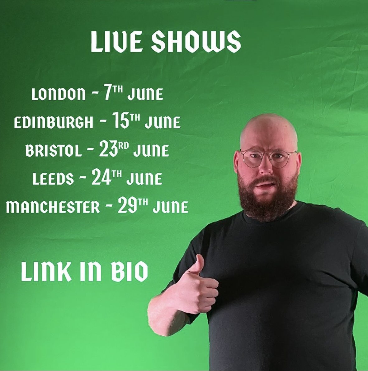Cameron Loxdale is on BlueSky (@cloxdale) on Twitter photo Wakefield's viral king <a href="/ChristyCoysh/">Christy Coysh</a> embarks on his WIP tour this month and it all starts this Friday. The show is so funny, packed with huge tunes and high-quality nonsense, come see him before he's famous enough to ABBA Voyage himself and hologram from town to town instead. Wakefield's viral king <a href="/ChristyCoysh/">Christy Coysh</a> embarks on his WIP tour this month and it all starts this Friday. The show is so funny, packed with huge tunes and high-quality nonsense, come see him before he's famous enough to ABBA Voyage himself and hologram from town to town instead.