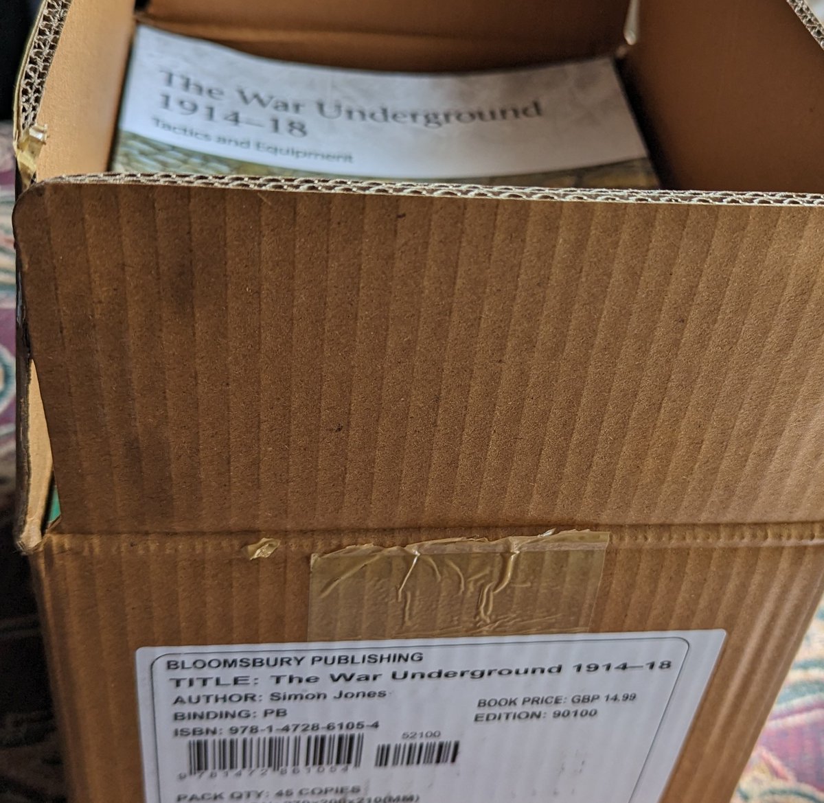 Stocks replenished of The War Underground. More copies of Gas Warfare arriving in the coming week, apologies to those awaiting orders. Link to buy books: 
simonjoneshistorian.com/2024/05/24/war…