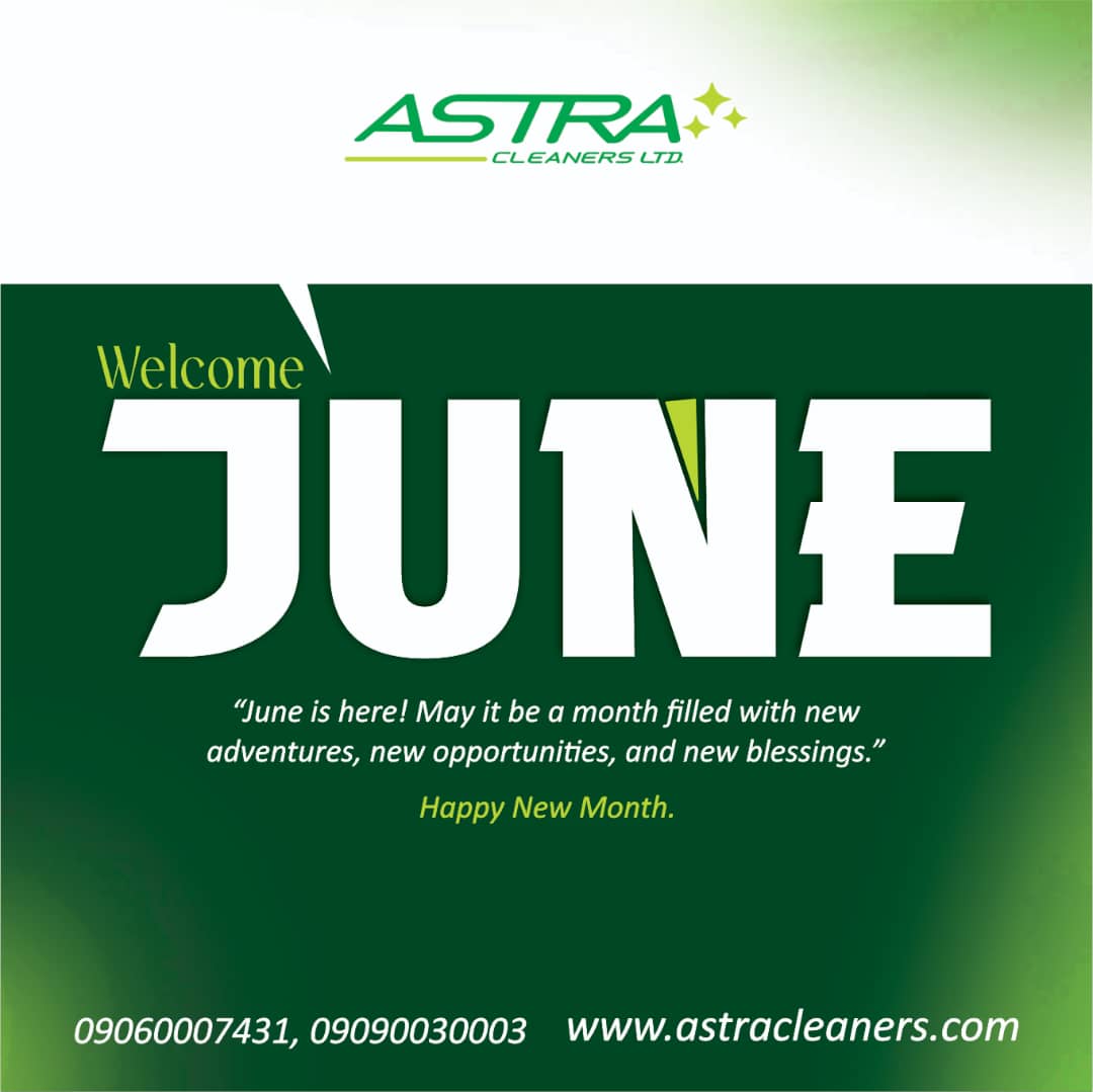 As the new month begins, Here are our wishes for you: May this month keep you healthy, May you remain happy and whole; and May this month be better than all of the previous months of this year! Happy New Month to you.

  #lagos  #Nigeria  #laundryservice  #drycleaningservice