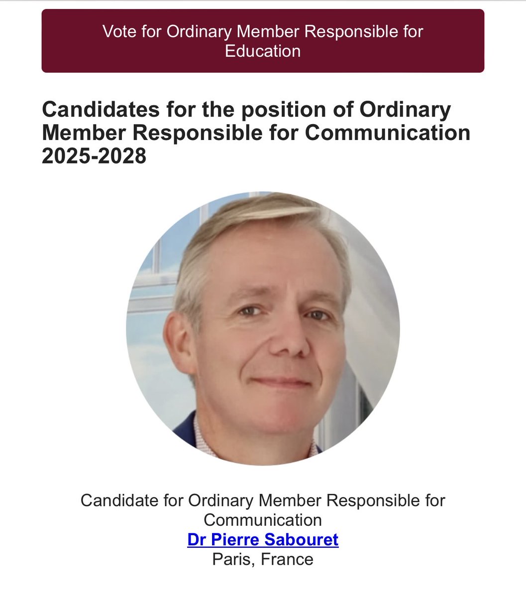 For the #EAS position, why don’t you vote for a cardiologist in association with #WIL (women in Lipidology) ☀️(no disclosure related to the vote).