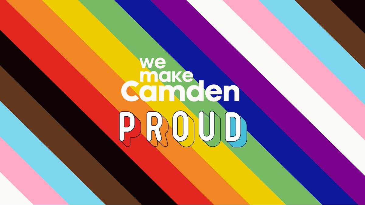 Happy #PrideMonth We're celebrating our LGBTQ+ communities in Camden & beyond. We’re so proud of Camden’s diversity & history of standing up against injustice. We’d love to see how you’re celebrating Pride this year – let us know by using #WeMakeCamdenProud 🏳️‍🌈
