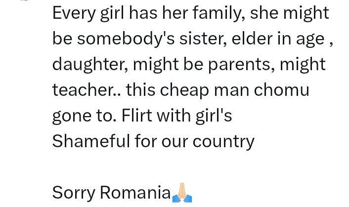 Sorry Romania 🙏🏻🔱 

  Women's stay safe 🙏🏻
#AbhishekAvengers 
#Abhishekparivaar #IshaMalviya #AbhishekKumar 
#MunawarFaruqui #MannaraChopra #AnkitaLokhande #BiggBoss17 #elvishamry #ElvishYadav #Kanzaadi