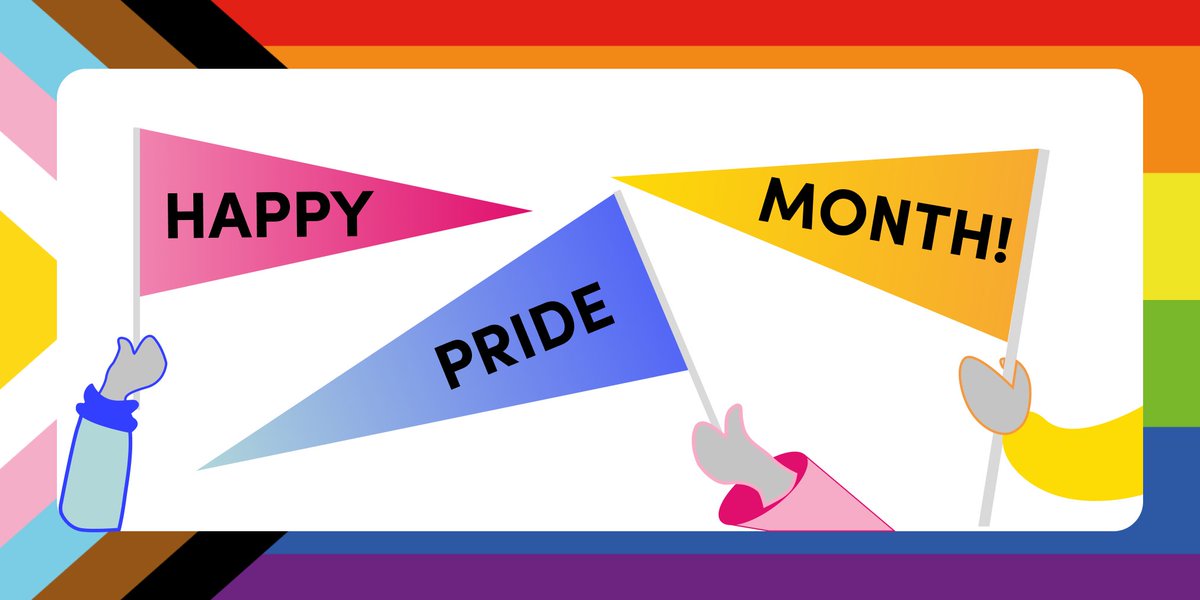 We encourage you all to take #joy and #pride in uplifting yourselves and the community in whatever way feels best to you, whether that be by taking part in parades, gatherings, hanging out with friends or by yourself - both this #PrideMonth and always!