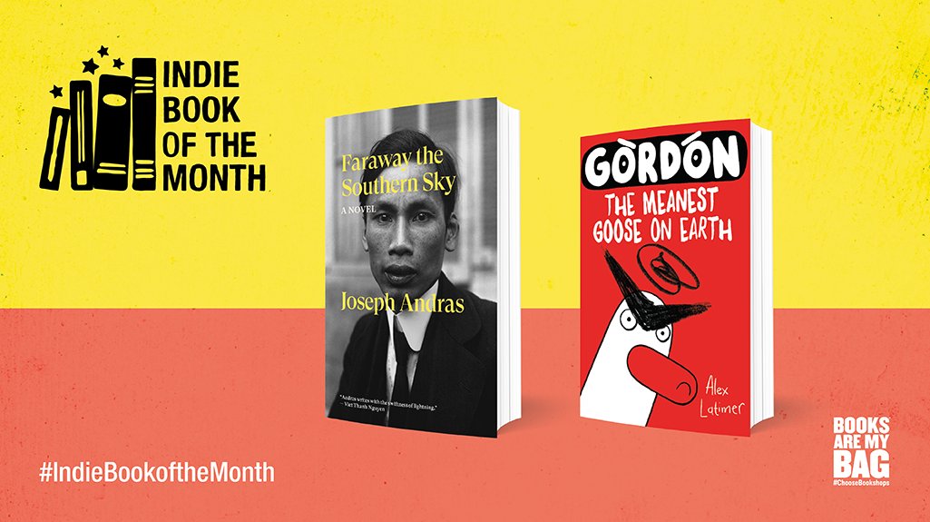 We're delighted to reveal our Indie Books of the Month for June as chosen by independent bookshops.

🌟 Faraway the Southern Sky: A Novel by Joseph Andras
🌟 Gordon: The Meanest Goose on Earth by Alex Latimer (@almaxlat)

#IndieBookoftheMonth

@VersoBooks
@OxfordChildrens