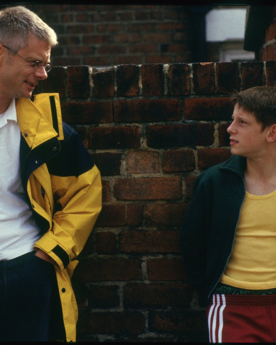 Working_Title's tweet image. What does it feel like when you're dancing? 🕺We found these lovely stills from the production of Billy Elliot in our archives. #BillyElliot