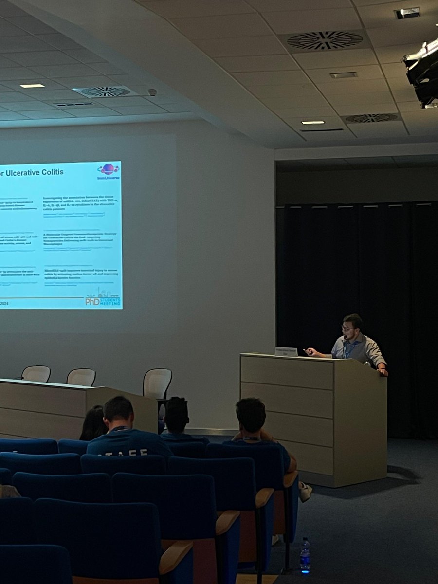 Presented my research on LIPUS for ulcerative colitis at the 2024 PhD Meeting! Great discussions with other PhD students about the potential of this diagnostic tool.
My final PhD meeting – what a way to finish!
<a href="/ImmUniverse_EU/">ImmUniverse</a>
<a href="/HUNIMED/">Humanitas University</a> #UlcerativeColitis #LIPUS #Research #PhDLife