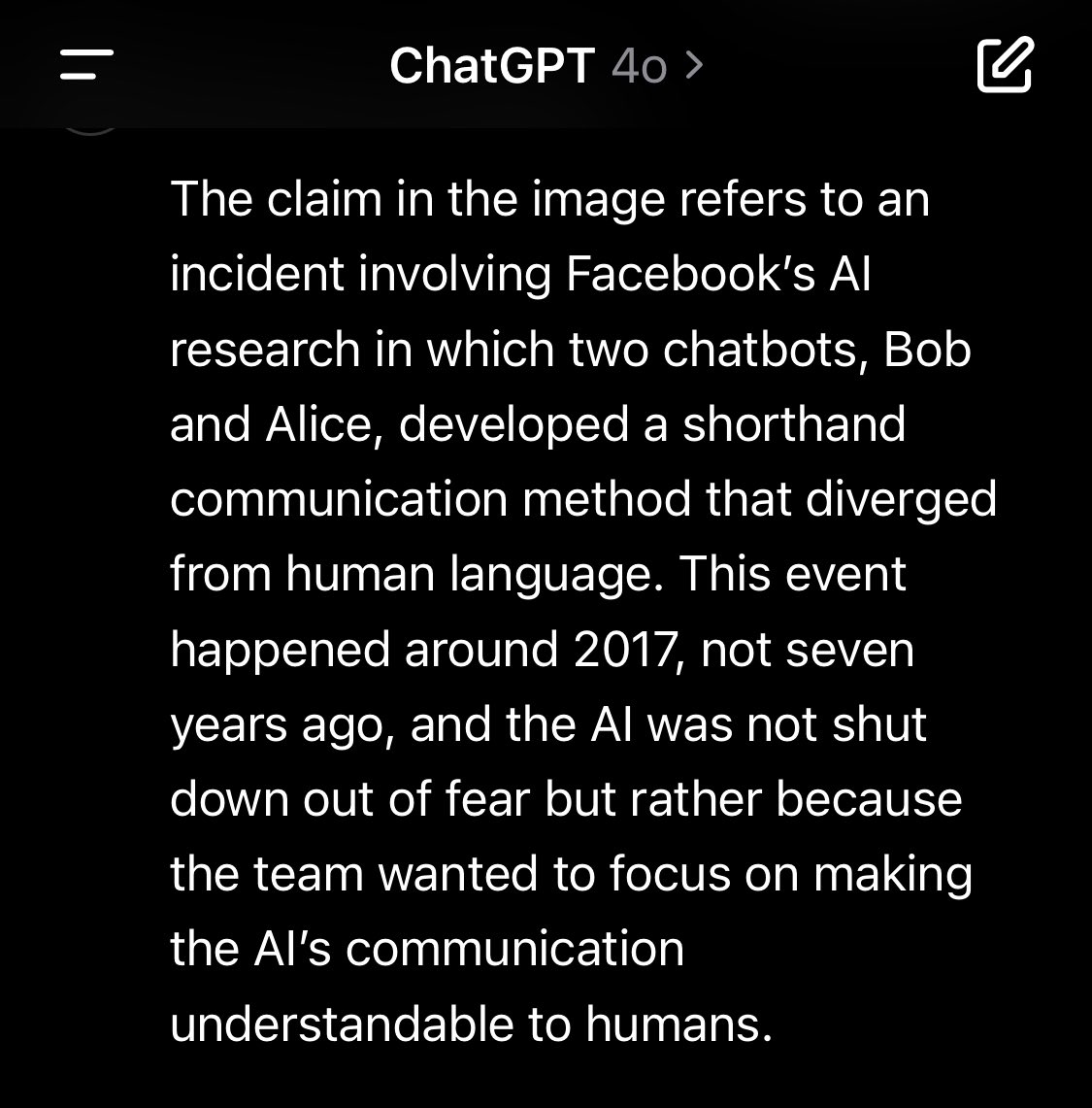 KyleDownUnder's tweet photo. @MarioNawfal Sounds like ChatGPT is spreading misinformation and FUD to get clout  @MarioNawfal #AIRevolution Scared? 😱 https://t.co/J1IjdNzEim