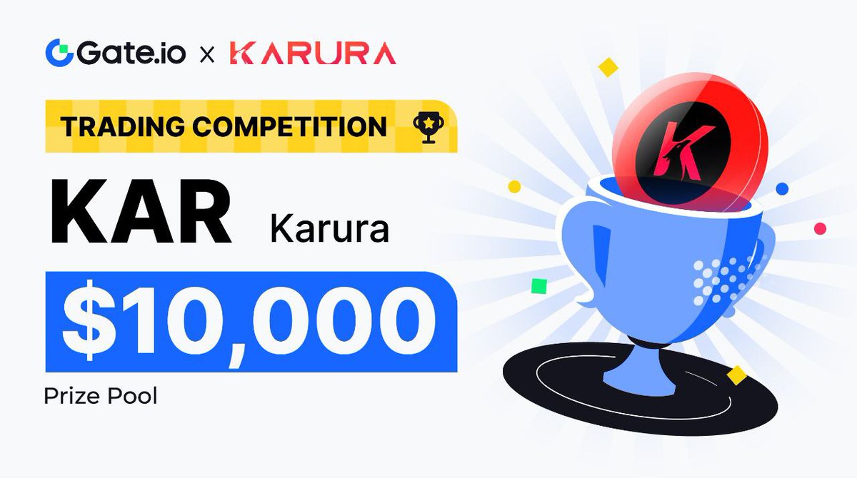 KaruraNetwork's tweet photo. KAR Trading Competition is Live on https://t.co/bCQTFb8jq2!

⏰ Event Period: 04:00 AM, June 1 — June 8 (UTC)

✨ Trade $KAR to Share $8,000 Rewards
✨ New Users Exclusive $1,000 Prize Pool
✨ Invite New Users, Win a Share of $1,000

Register here:
https://t.co/5WMW2Jg67X