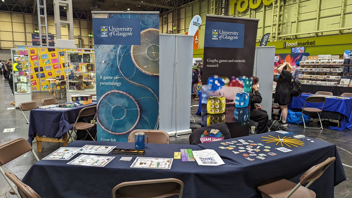 I am back at #UKGE with a game about parasite control.  Come find me opposite the Playtest zone in Hall 1!

Or if you can't - download our game as a pdf completely for free from zenodo.org/records/107826…
