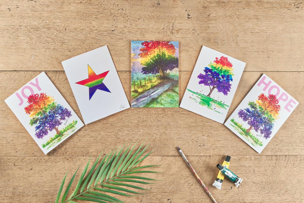 homelessmade's tweet photo. Good Morning @UKGiftHour 
Another stall today, this time at @lbhf Summer Festival on King Street, Hammersmith.
With new card designs, beautiful scented soap, candles &amp; original art too, do please come &amp; see us.
And a very Happy #PrideMonth too. https://t.co/rK2ajGhR4s