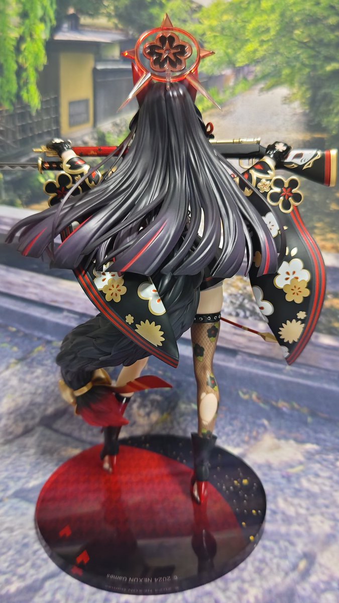 狐坂ワカモフィギュア開封 和袖の制服と狐面がよきかな スリットから