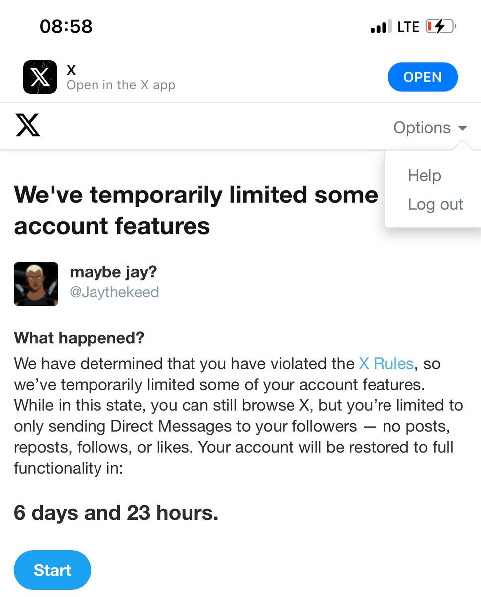 jaythekeedv2's tweet photo. account restricted so im here for now. help me find my mutuals. https://t.co/IYopUPrUHF
