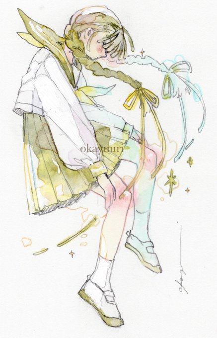 「watercolor (medium)」 illustration images(Latest)｜3pages