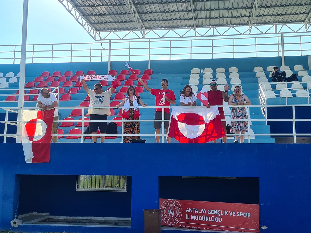 🇬🇱 It's the day of the big match: t̵h̵e̵ ̵C̵h̵a̵m̵p̵i̵o̵n̵s̵ ̵L̵e̵a̵g̵u̵e̵ ̵f̵i̵n̵a̵l̵  Greenland's friendly vs. Turkmenistan in Antalya, Türkiye.

Greenland, who this week applied to join CONCACAF, have not faced a senior national team since 2013, when they lost 1-0 to Bermuda.