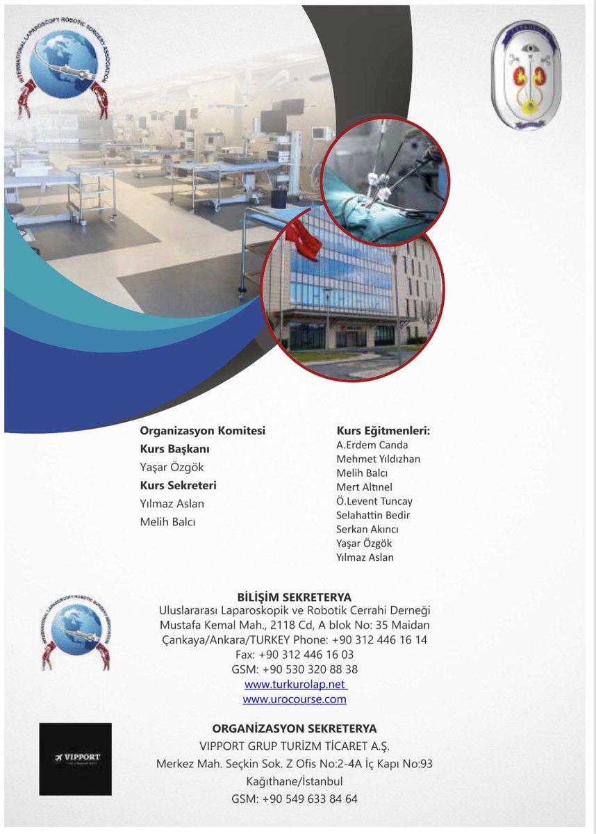 Abdullah Erdem Canda (@erdemcanda) on Twitter photo Tomorrow, we’ll host 62th Lap Porcine Model Upper Urinary Tract Surgery Course at <a href="/RMKAIMES/">RMK AIMES</a> training center in Istanbul!
Exposure to robotic surgery will also be included by practicing on 3D printed models!
<a href="/YasarYozgok/">Yasar Ozgok</a>
<a href="/drleventtuncay/">ÖMER LEVENT TUNCAY</a>
<a href="/urodrya/">Yılmaz Aslan</a>
<a href="/drmelihbalci/">Prof. Dr. Melih Balcı</a>
<a href="/turkurolap/">TURKUROLAP-ILRSA</a> Tomorrow, we’ll host 62th Lap Porcine Model Upper Urinary Tract Surgery Course at <a href="/RMKAIMES/">RMK AIMES</a> training center in Istanbul!
Exposure to robotic surgery will also be included by practicing on 3D printed models!
<a href="/YasarYozgok/">Yasar Ozgok</a>
<a href="/drleventtuncay/">ÖMER LEVENT TUNCAY</a>
<a href="/urodrya/">Yılmaz Aslan</a>
<a href="/drmelihbalci/">Prof. Dr. Melih Balcı</a>
<a href="/turkurolap/">TURKUROLAP-ILRSA</a>