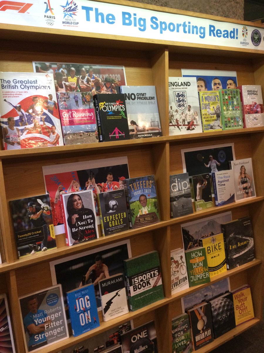 barbicanlib's tweet photo. Check out our new Big Sporting Read display, to celebrate a Summer of sport!

#BigSportingRead https://t.co/Ichr6ysCWa