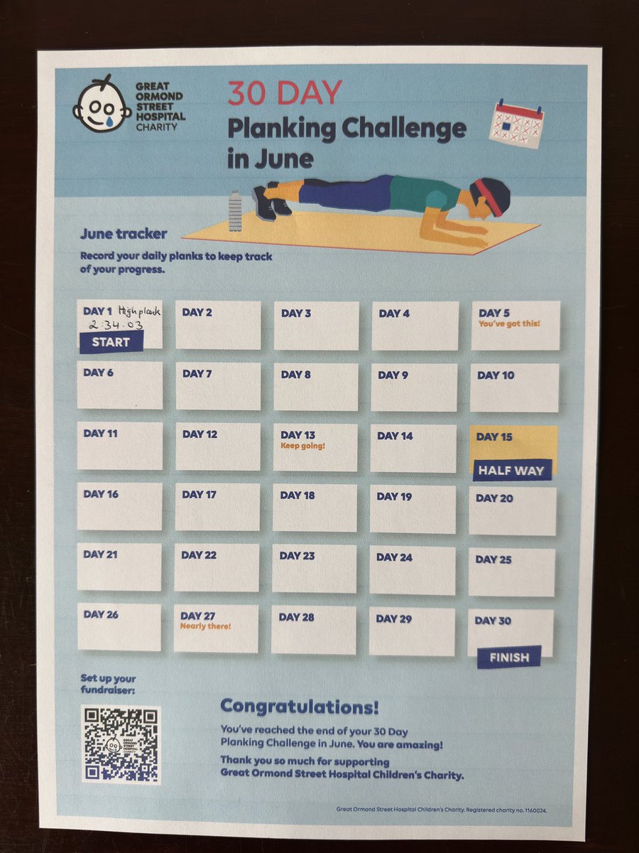 KDhaudi's tweet image. #30dayplankchallenge
#goshcharity