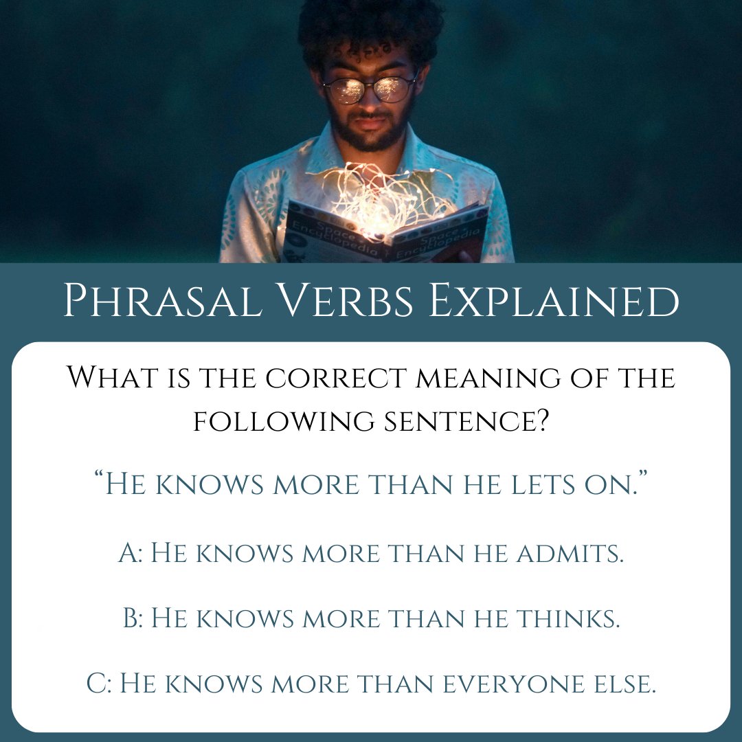 Have you had a chance to read my new blog post yet? If you have, this question should be as easy as pie Write your answers in the comments!

If you need a clue to the answer, you can find it here:

phrasalverbsexplained.com/post/the-phras…

#PhrasalVerbs #Langtwt #LearnEnglish #Ingles #Twinglish
