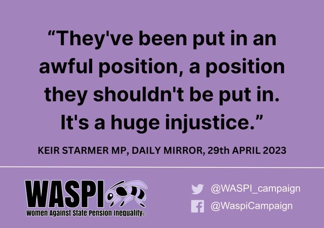 WASPI_Campaign's tweet image. Here’s what you said about #WASPI a year ago @Keir_Starmer.  Seems you’re trying to dodge the issue now you think you may have to pick up the bill.  But the injustice is still there. It’s not gone away.  If @UKLabour really is the party of social justice, you need to come up with