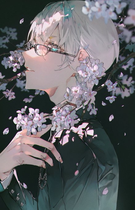 「branch cherry blossoms」 illustration images(Latest)