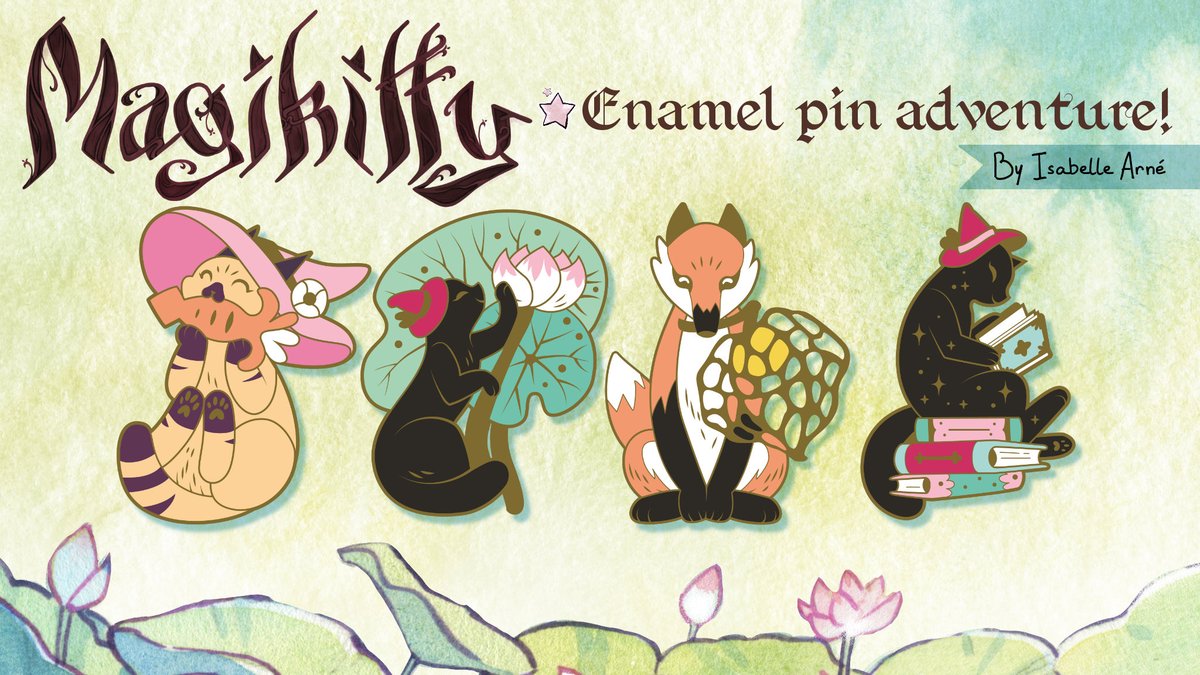 IsaArne's tweet photo. I'm currently running a pre-order campaign on Kicstarter to help create those new pin designs, have a look : https://t.co/VfLG23KryA https://t.co/jtu6cFBprR