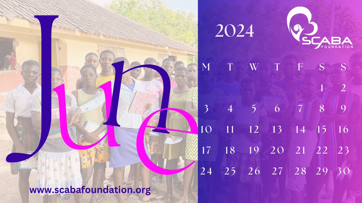 ScabaFoundation's tweet photo. It’s a new month and a new chance to make a difference.
#June 
#scabafoundation
#makeferfeelspecial https://t.co/mzT7kjHGhh