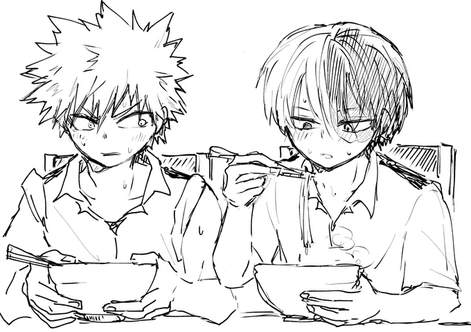 うどんを食べる💥🍰 