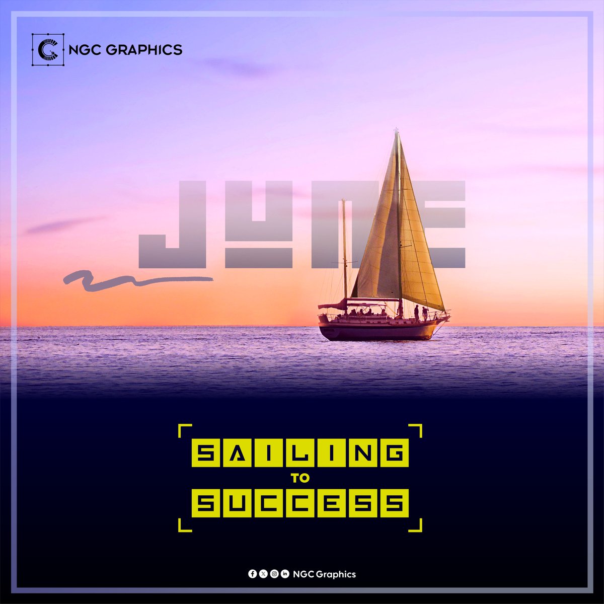 NGC_Graphics's tweet image. We are SAILING to SUCCESS. ⛵⛵
Happy new month 🎉

Feel free to share our new month frame.

#NGC_Graphics
