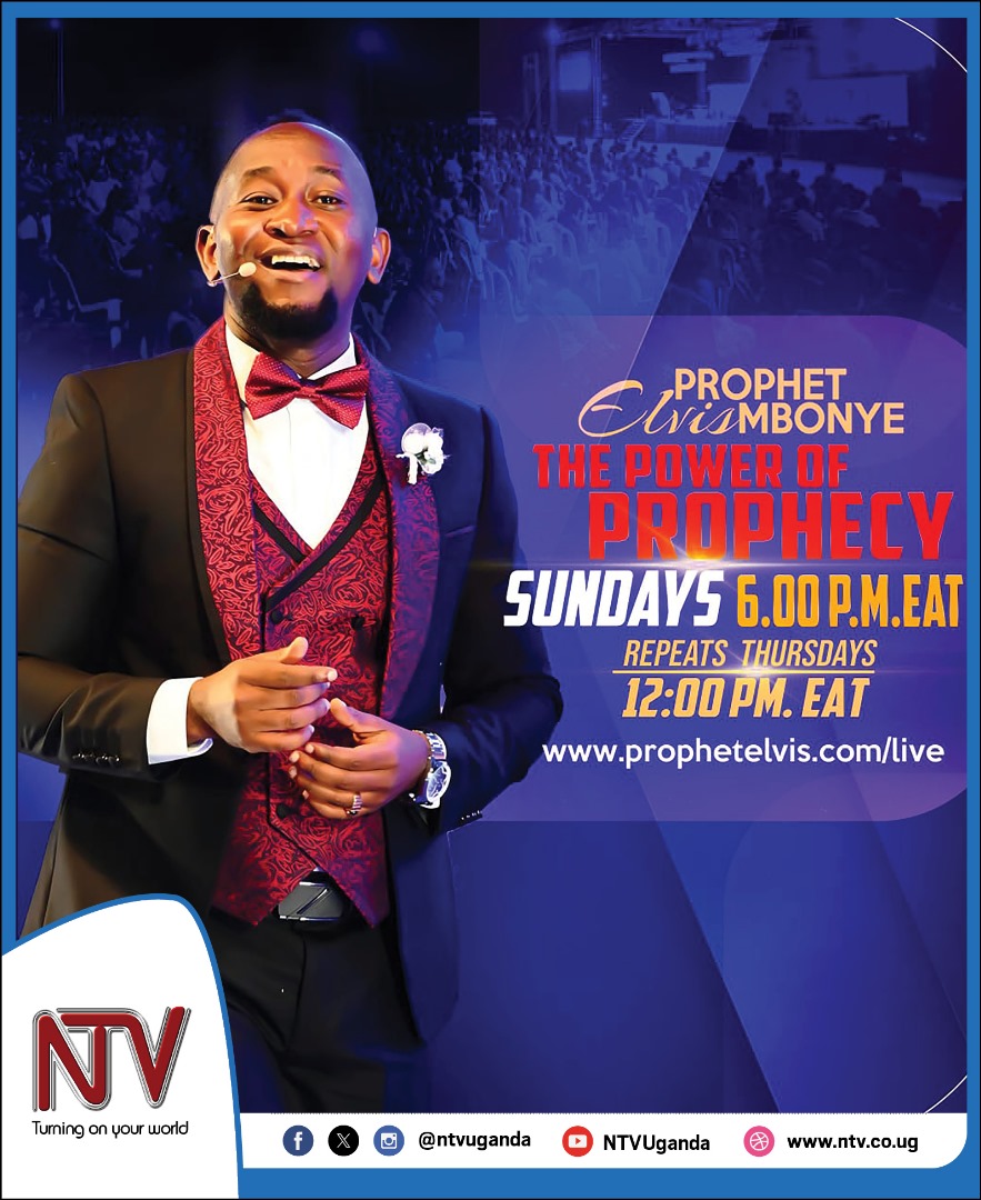 Don't miss the #PowerOfProphecy with Prophet tomorrow at 6 pm on NTV Uganda.