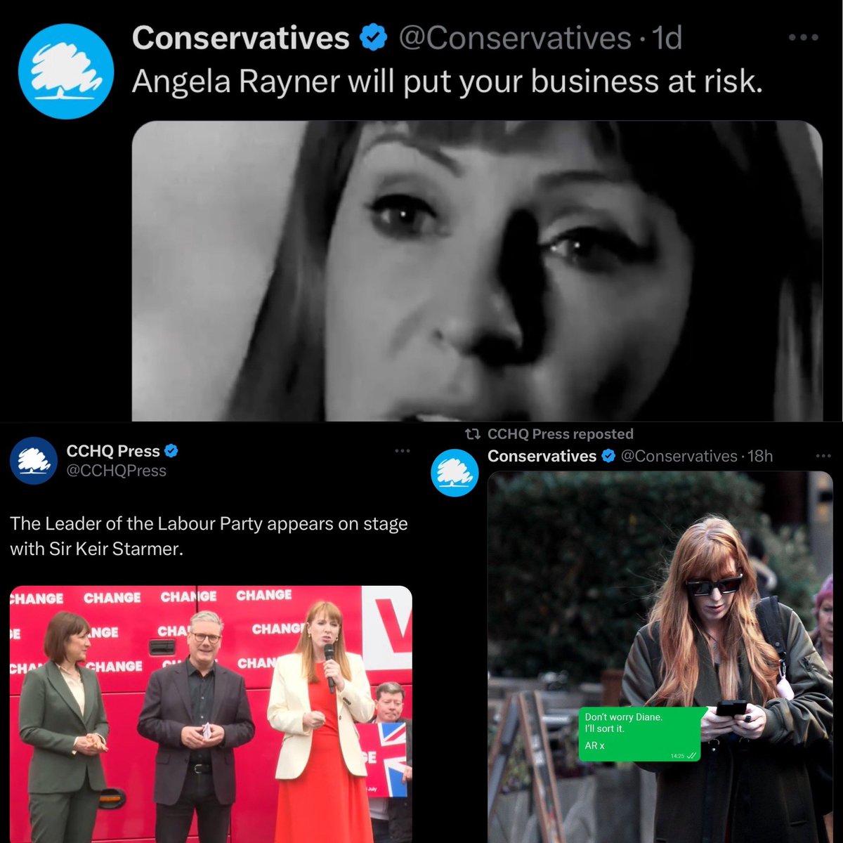 I’m really enjoying how shit scared the Tories are of Angela Rayner…
