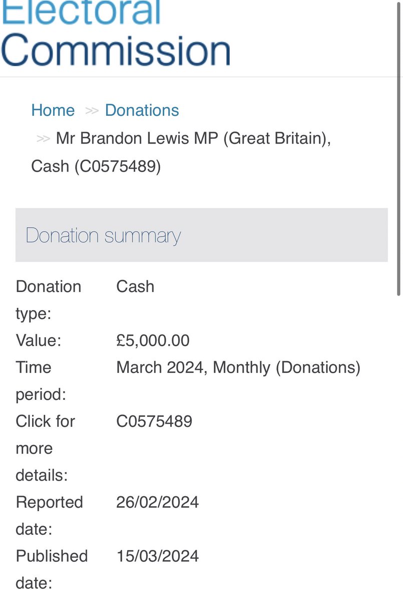 The Conservative campaign is Russian funded : donations from Lubov Chernukhin still being accepted in 2024