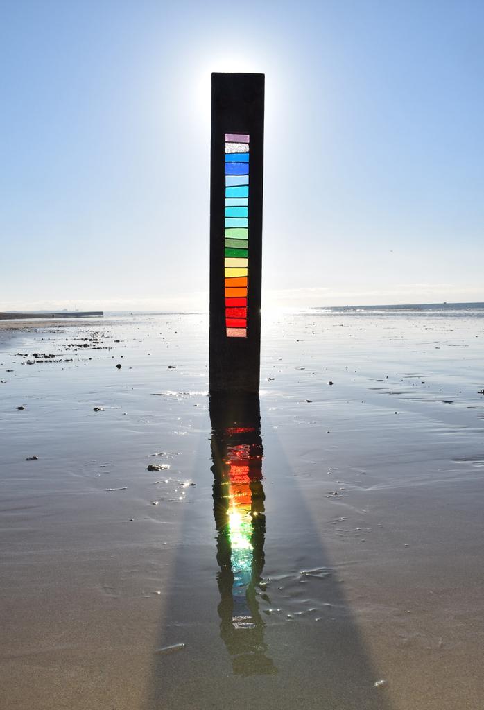 Louise V Durham, stained glass and driftwood sculpture, Shoreham by Sea, UK #WomensArt
