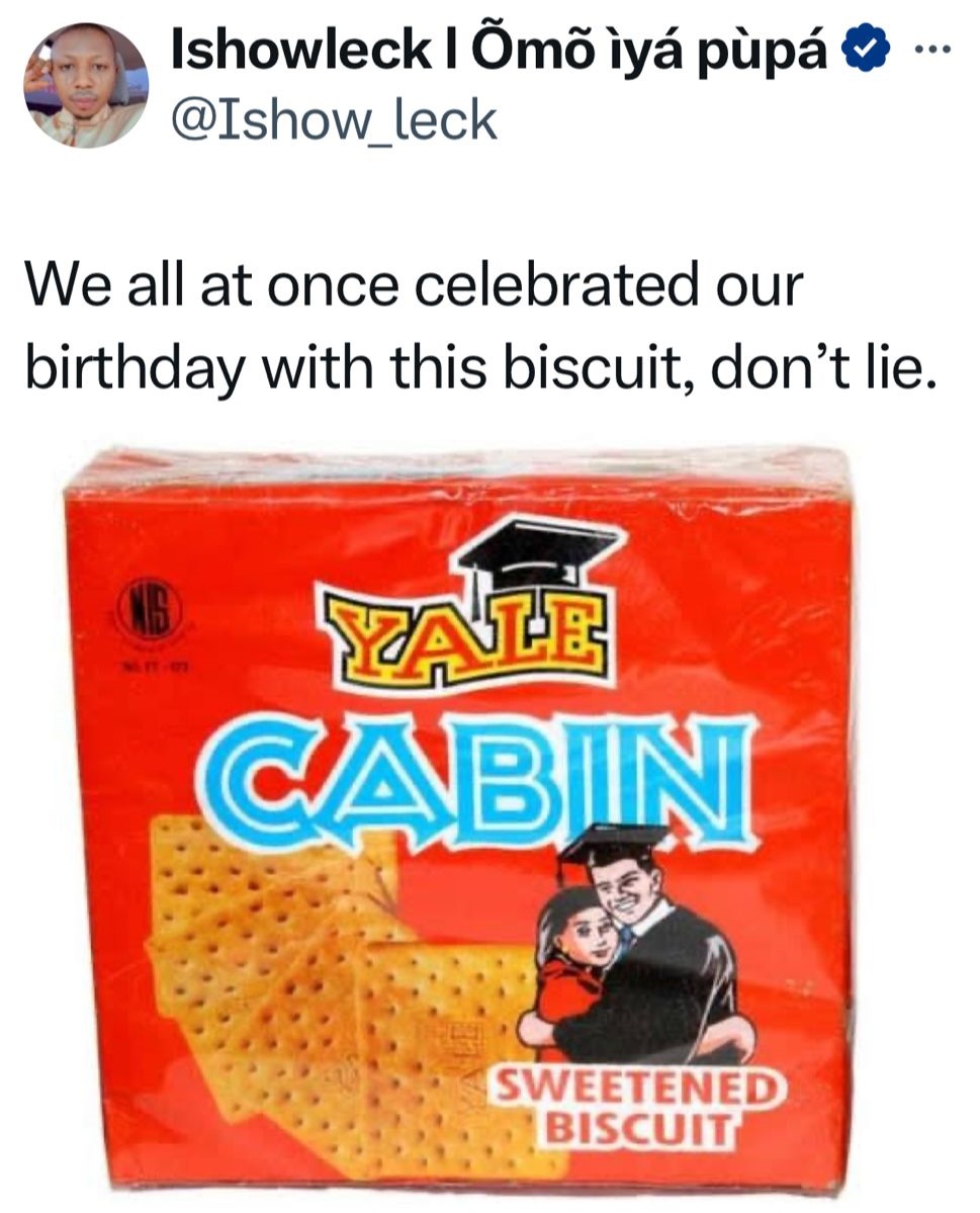 yabaleftonline's tweet photo. Who remembers cabin biscuit? https://t.co/XIvzNJUp2g