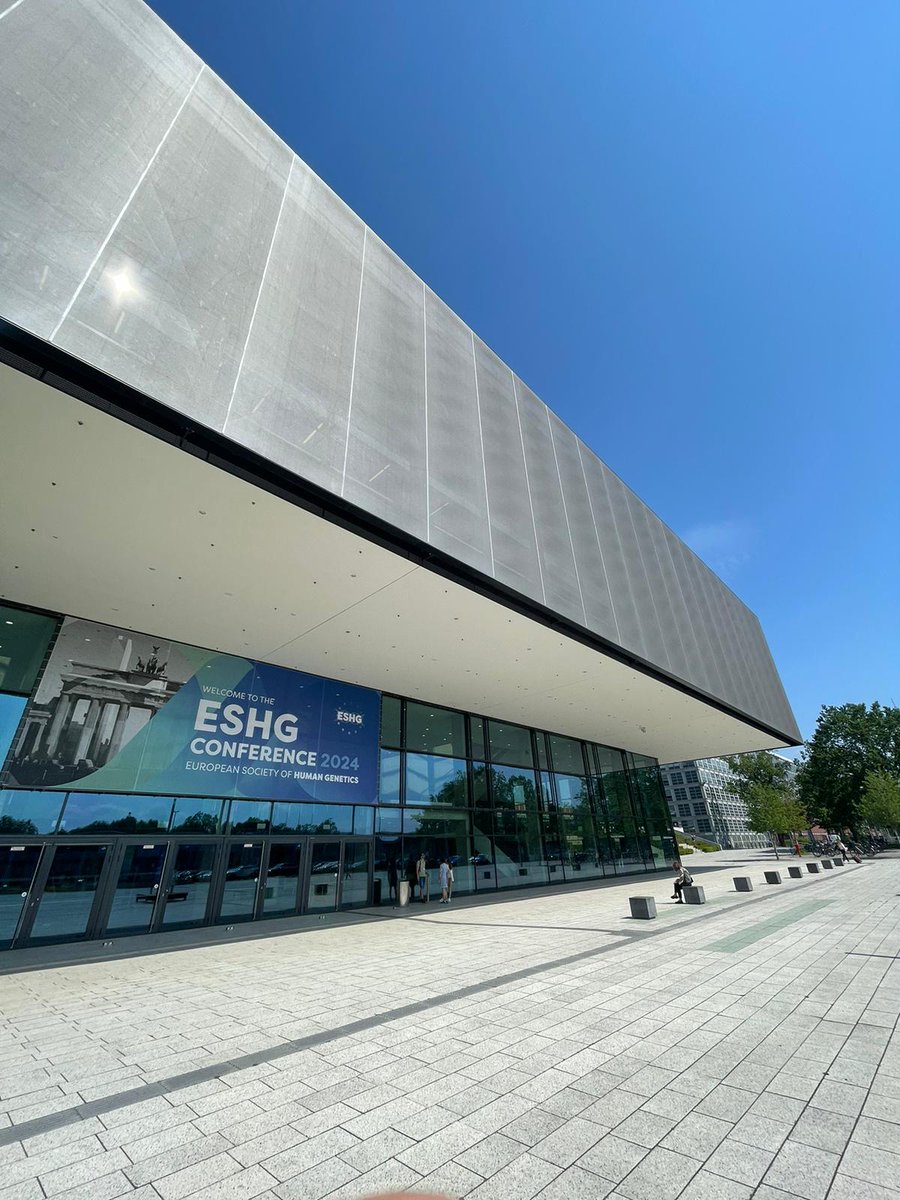 Just arrived in sunny Berlin at #ESHG2024. Let me know if you're here and we can meet.