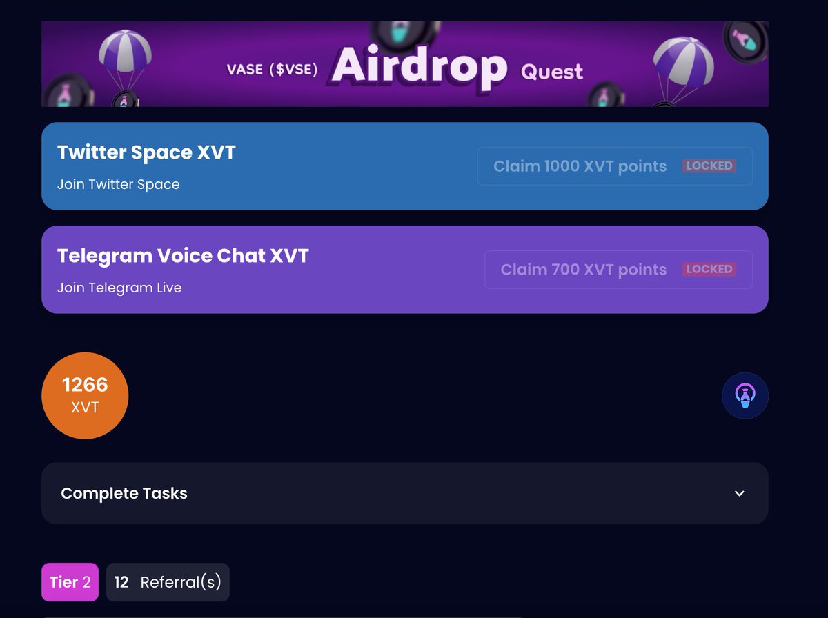 VaseLabs's tweet photo. πCongratulations to the Vaselabs community!
You can now earn XVT π by joining Twitter Spaces and Telegram Voice Chat.
Thanks for your contributions to making this a reality.
Get ready for more Live Sessions. π₯
#vaselabs #vse #vasetoken #airdrop #xvt https://t.co/Zd0lSsr4p1