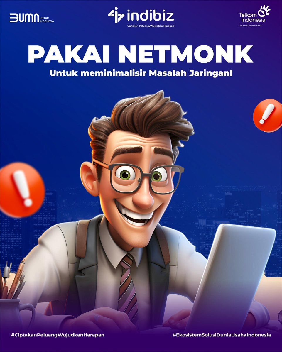 indibiz_pwt's tweet image. Ketahui beberapa masalah jaringan yang bisa saja terjadi pada perusahaan Anda pada postingan berikut ini.

Netmonk hadir untuk memantau seluruh jaringan yang ada di lokasi usahamu dan membantu untuk mensolusikan. Langganan sekarang!

#Netmonk #indibiz #indibizjtd #InternetBisnis