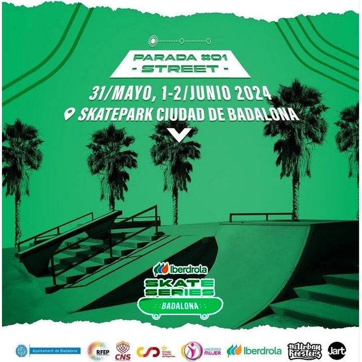 Cap de setmana ple d'esport a #Badalona ‼️

🛹 Competició <a href="/skateseriesesp/">Skate Series</a> a <a href="/skateagorabdn/">Skate Agora</a> fins 2/06

🏐 Competició Internacional de <a href="/teqvoly/">TEQVOLY ™</a> 
 Platja del Pont del Petroli fins 2/06

🏉 V Torneig de Rugby Formatiu <a href="/RugbyBadalona/">Rugby Club Badalona</a> 
Platja del Pescadors Ds 1/06

No us els perdeu 😉