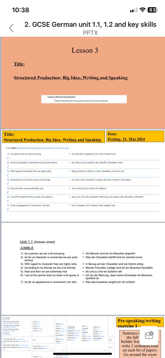 Ben (@herrhollis) on Twitter photo I timed myself yesterday creating the first twelve lessons for unit one of the new GCSE. It took me just under two hours thanks to <a href="/SentenceBuildrs/">SentenceBuilders</a> / Kerboodle/ ChatGPT/ Exampro. Absolute game changers in our planning. And loving the new <a href="/gianfrancocont9/">Dr Gianfranco Conti</a> PIRCO structure! I timed myself yesterday creating the first twelve lessons for unit one of the new GCSE. It took me just under two hours thanks to <a href="/SentenceBuildrs/">SentenceBuilders</a> / Kerboodle/ ChatGPT/ Exampro. Absolute game changers in our planning. And loving the new <a href="/gianfrancocont9/">Dr Gianfranco Conti</a> PIRCO structure!