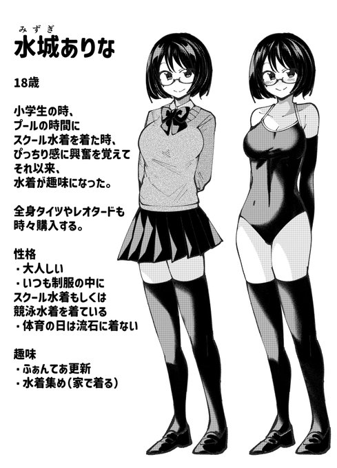 新刊のオリキャラ設定
ぴっちり好きな女の子! 