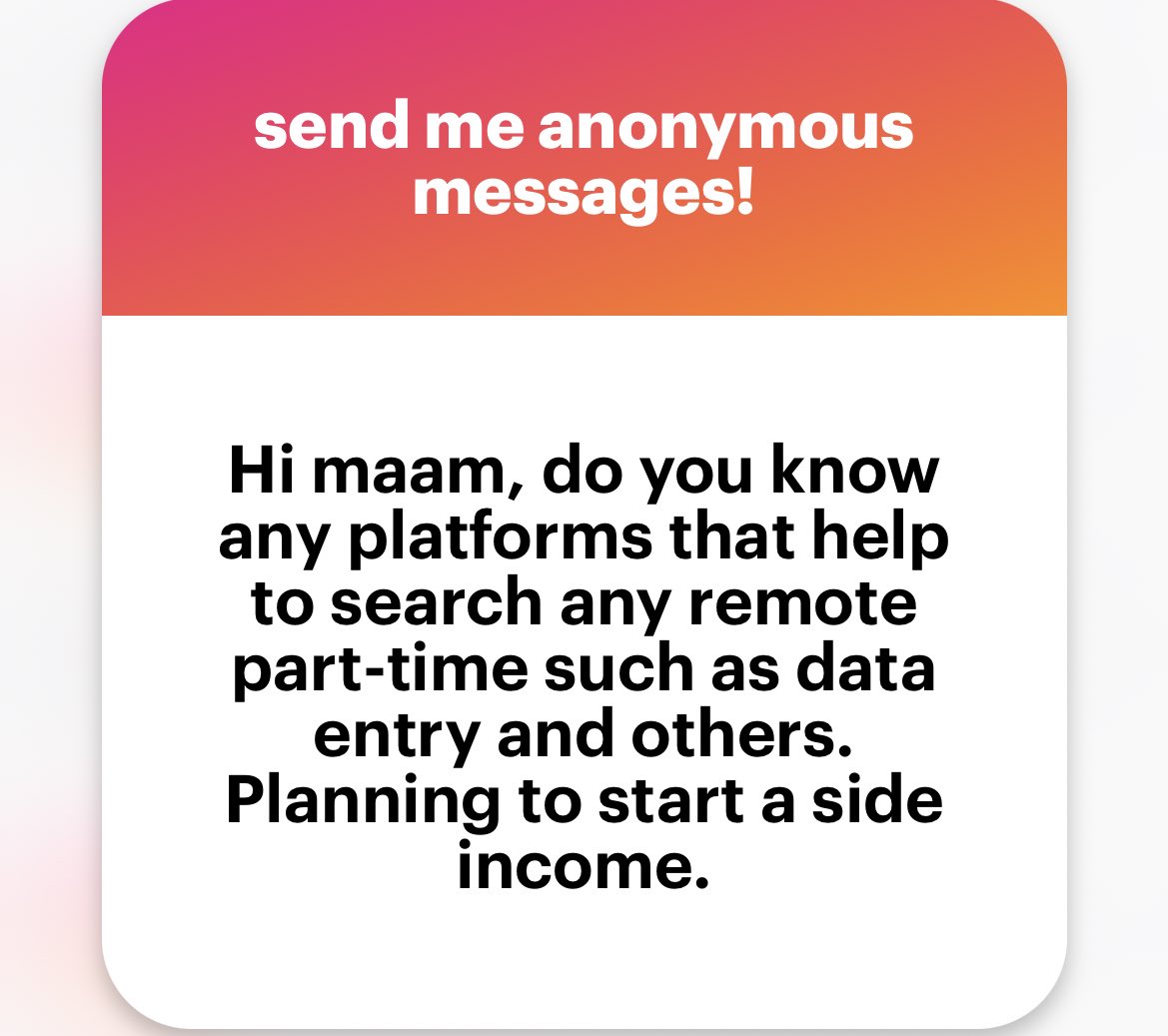 You can check out these sites below to find remote part-time/freelance work! All the best! 

1. Swifty.my
2. Upwork.com
3. Maukerja.my
4. Troopers.com.my
5. GoGet.my
6. Flexjobs.com