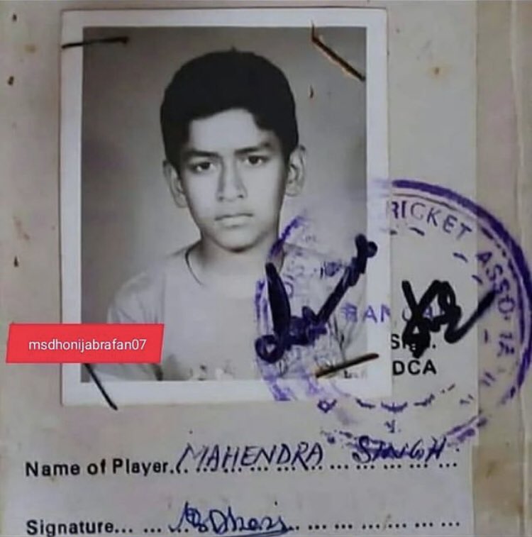Rare unseen pictures of Ms Dhoni during his Teenage 

A Thread 🧵