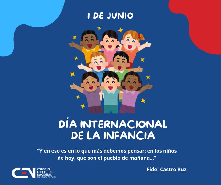 Los niños son la esperanza del mundo #JoséMartí. Muchas Felicidades en el Día Internacional de la Infancia. #Camagüey.