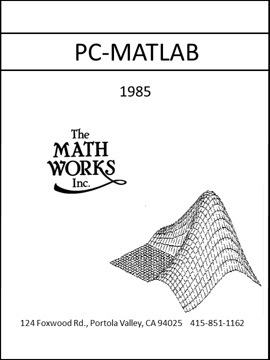 MathWorks's tweet photo. Check this out: PC-MATLAB Version 1.0! ✨ https://t.co/pt7z04kXMe