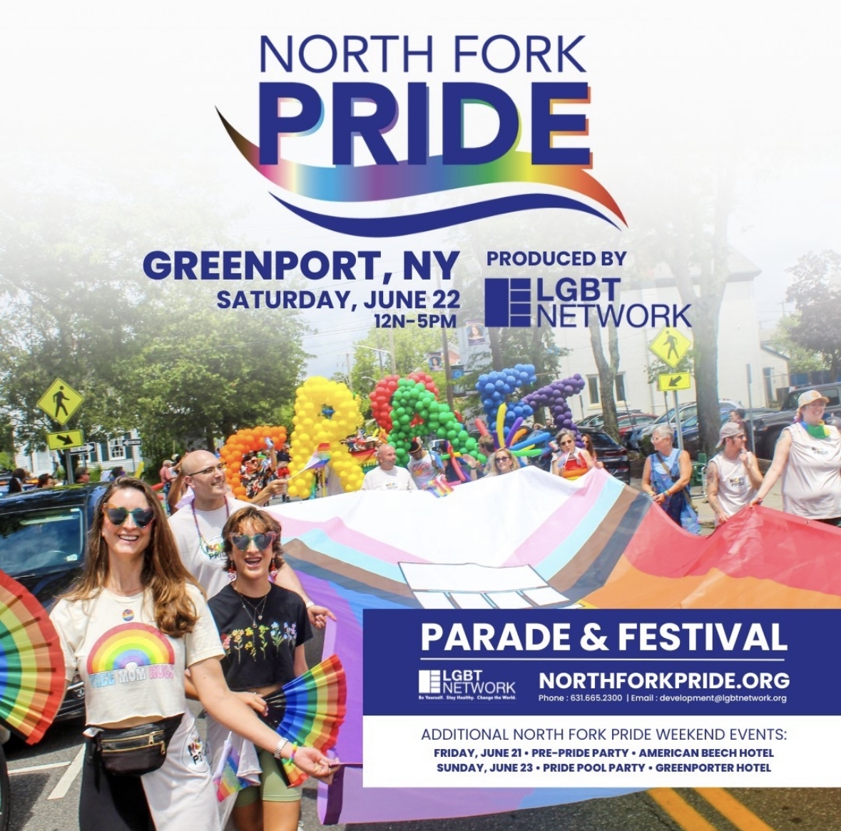Happy #PrideMonth 🏳️‍🌈🏳️‍⚧️🫶 #discoverlongisland Don’t miss #LongIslandPride in Huntington on June 9th & #NorthForkPride in Greenport on June 22nd! 🥳 #loveislove #lovewins 📸: @lgbtnetwork