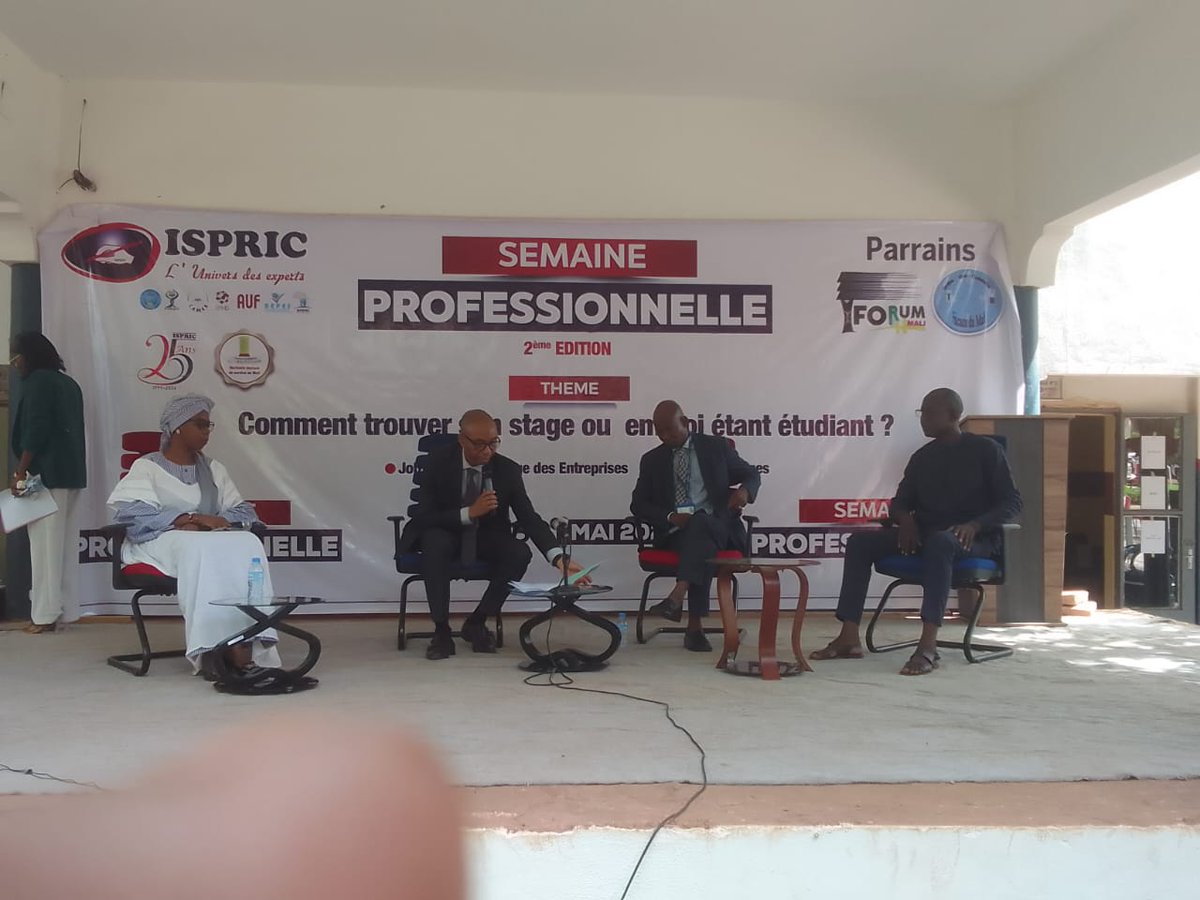 Malijetactu's tweet photo. Semaine professionnelle d'#ISPRIC : La 2ème édition a tenu toutes ses promesses ! #Mali https://t.co/9Vopx653ZA