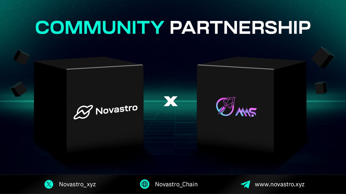 Novastro_xyz's tweet image. ⚡️Community Partnership Announcement ⚡️

Novastro is teaming up with @metamoonshots  to bring you an open crypto community for investors and founders!

Join us for AMAs, news, and educational content.